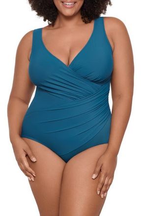 Miraclesuit Must Have Oceanus One-Piece Swimsuit in Aegean at Nordstrom, Size 22W