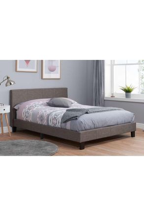 Birlea Berlin Fabric Bed in Grey | Size: Single