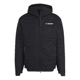 adidas Terrex MYSHELTER PrimaLoft Hooded Padded Jacket Asia Sizing Black GQ3698
