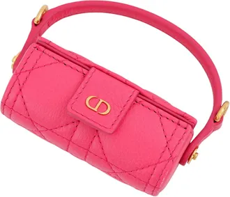 Dior Pink Leather Pouch (Pre-Owned)