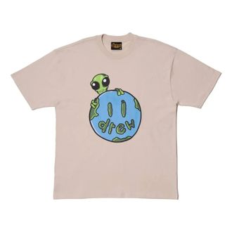 Drew House Allen The Alien T-shirt Beige DR-FW21-022