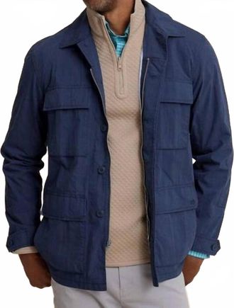 Southern Tide Cedarbrook Field Jacket In Dress Blue
