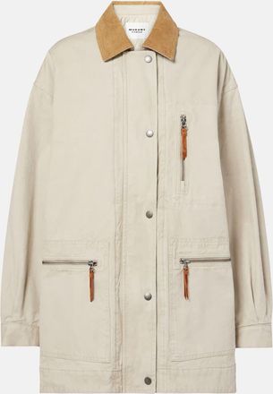 Isabel Marant Kimeliaga corduroy-trimmed jacket