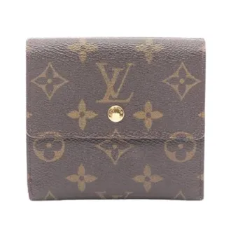 Louis Vuitton Pre-owned Wallets, female, Brown, Size: ONE SIZE Pre-owned Portefeuille Elise Monogram Wallet