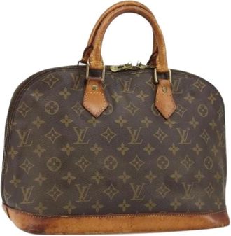 Louis Vuitton Pre-owned Handbags, female, Brown, Size: ONE SIZE Pre-owned Alma PM Hand Bag
