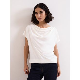 Phase Eight Priya Cowl Neck Top in Neutral at Nordstrom, Size 10