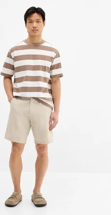 Selected Mens Cotton-linen Bermuda Shorts