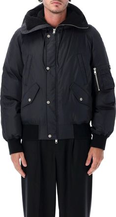 Maison Margiela Padded Hooded Multi-Pocket Bomber Jacket