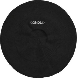 Dondup Accessoires, Dames, Zwart, ONE Size, Wol, Baskische baret