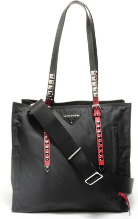 Prada Black Nylon Tote Bag (Pre-Owned)