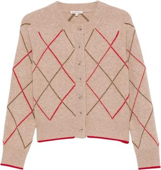 Moismont Auguste Cardigan No. 233 - Dames - Vesten - Beige - S - Wol - Truien & Vesten