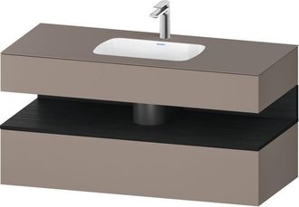 Duravit Qatego Lavabo Encastrado Con Base De Lavabo Consola, - Duravit