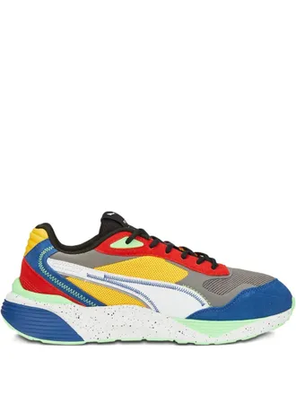 Puma RS-Metric Energy Castlerock/Tangerine sneakers - unisex - Rubber/Polyurethane/Mesh/Suede/Fabric - 10.5 - Grey