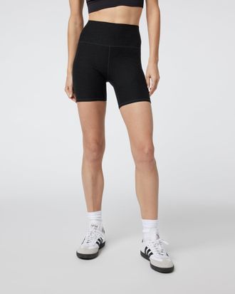 Vuori Clothing Clean Elevation Shorty 6 | Black Heather | XS, Size Extra Small