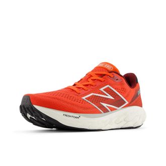 New Balance Mens Fresh Foam X 880 V14 Running Shoe, Neo Flame/Mercury Red/Sea Salt, 9.5 UK