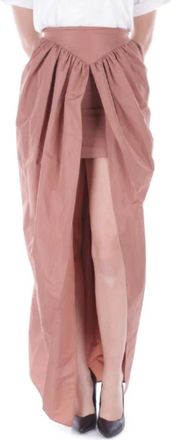 Pinko Pinko, Rokken, Dames, Bruin, L, Bottoncino Skirt Taffeta