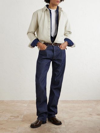 A.P.C. Logo-Embroidered Cotton-Twill Overshirt