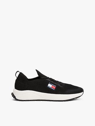 Tommy Hilfiger Logo Embossed Knit Trainers