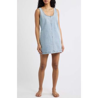 Rip Curl Ellie Sleeveless Denim Minidress in Vintage Blue at Nordstrom, Size Xx-Small