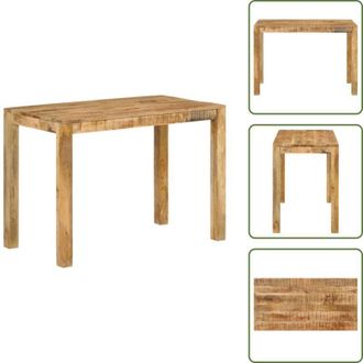 vidaXL The Living Store Tavolo da Pranzo 110x55x76 cm in Legno Massello di Mango - Tavolo da pranzo mango