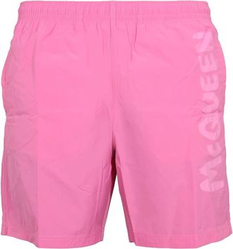 Alexander McQueen SW Graffiti - Heren - Strandmode - Roze - S - Badmode
