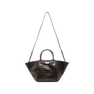 DeMellier Midi New York - Dames - Tassen - Bruin - Maat: ONE Size Katoen
