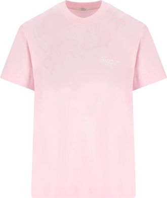 Givenchy Stamp Print T-shirt - Dames - T-shirts - Roze - XS - Katoen - Tops