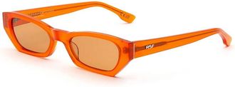 Retro Superfuture AMATA ESTATE MANDARINO GCJ Mens Sunglasses Orange Size 54