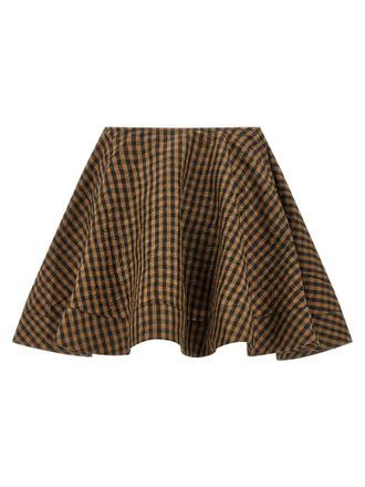 Ganni Wheel Skirt - Brown