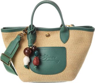 Longchamp Le Pliage Collection Xs Raffia Basket Bag