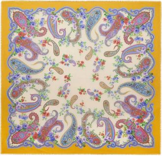 Etro Scialle con stampa paisley - Giallo