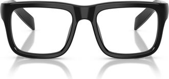 Prada 0pr D02v Oversized Square Frame Black Acetate Sunglasses