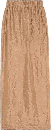 Max Mara Long Skirt In Crushed Wool Aeroso1234