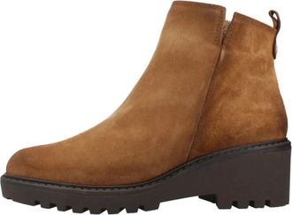 Porronet Botin Lugano - Dames - Enkellaarsjes - Bruin - 36 EU - Leer - Schoenen