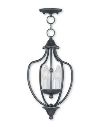 Livex Lighting Livex Home Basics 3-Light Bronze Chain Hang/Ceiling Mount