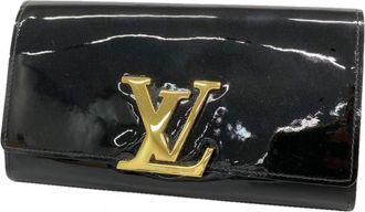 Louis Vuitton Noir Long Wallet (Bi-Fold) (Pre-Owned)