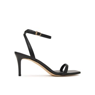 Michael Kors High Heel Sandals, female, Black, Size: 8 1/2 US Liana Mid Sandal