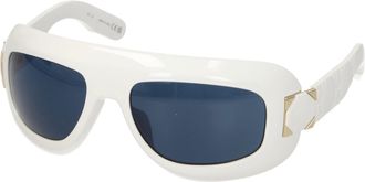 Dior Occhiali da Sole Lady 95.22 Donna Acetato Bianco