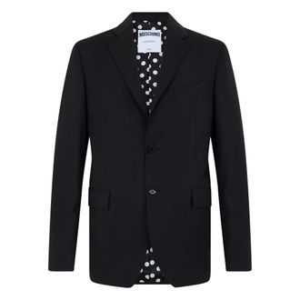 Moschino Heren, Jassen, Zwart, Maat: XL Zijde