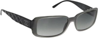 Chanel Pre-owned Accessories, female, Black, Size: ONE SIZE Pre-owned Vintage Sunglasses