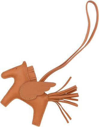 Herm&egrave;s Pre-owned Hermes Milo Lambskin GriGri Rodeo Pegase Bag Charm PM Ladies 73UE9W4Z5ZL4IQFT