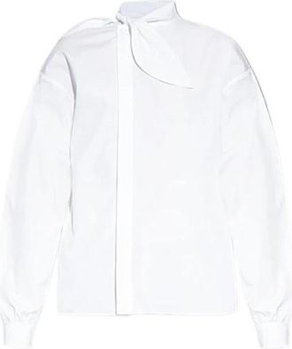 Dsquared2 Chemise - Dames - Overhemden - Wit - XS - Katoen - Overhemden