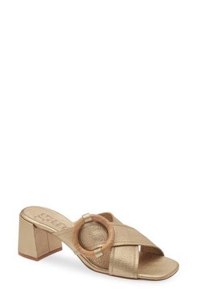 Pedro Garcia Uxia Slide Sandal in Nugget Petitgrain-Oak at Nordstrom, Size 10.5Us