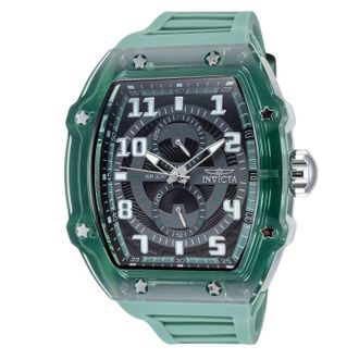 Invicta Mens Racing 48.5mm Green Quartz Watch