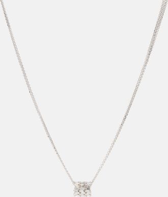 Suzanne Kalan 18kt white gold necklace with diamonds