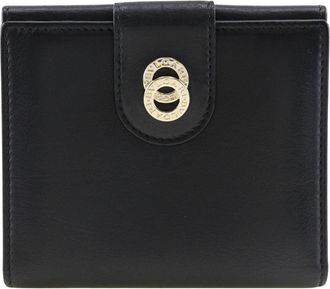 Bulgari Black Leather Wallet (Pre-Owned)
