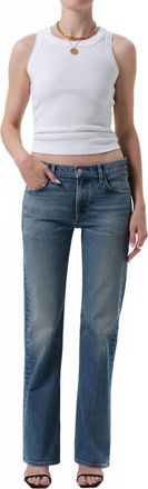 Citizens Of Humanity Genova Low Rise Boot Cut Jeans In Clairo