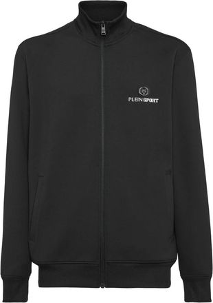 Plein Sport Jogging Jacket - Heren - Sportshirts - Zwart - 4XL - Polyester - Fitness