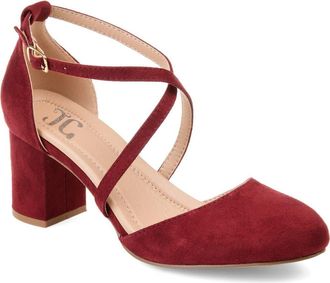 Journee Collection JOURNEE Foster Pump in Wine at Nordstrom Rack, Size 10