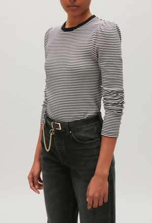 Claudie Pierlot T-shirt rayures bicolores